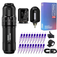 Fold Pro Tattoo Pen with MastLabs Airbot Battery Mast Pro Cartridges - Dragonhawktattoos