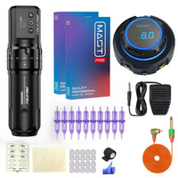 Dragonhawk Fold Pro Tattoo Machine Kit Halo Power Supply - Dragonhawktattoos