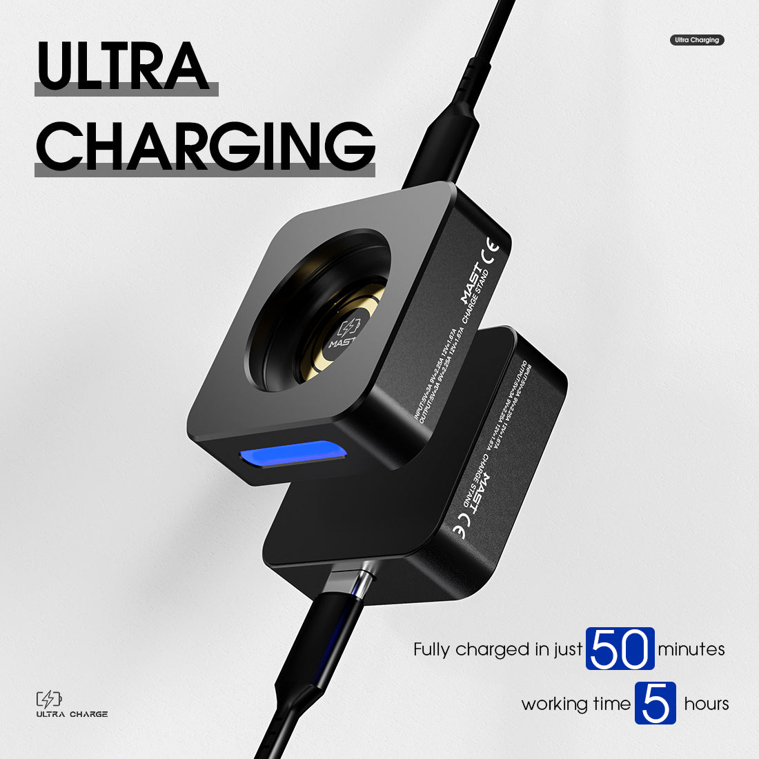 Original Battery&Charging Base for MAST Archer S Wireless Tatto Pen Machine - Dragonhawktattoos