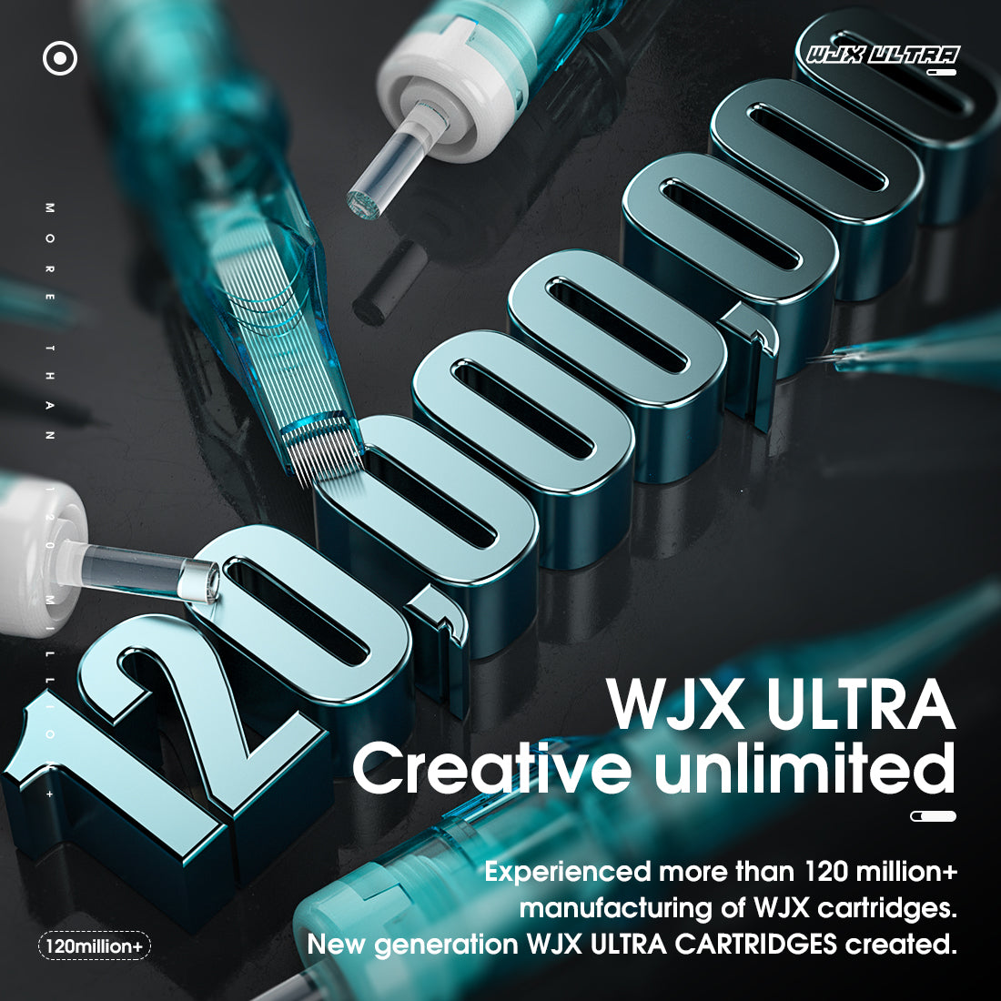WJX Ultra Innovation Tattoo Cartridges Needles (RL)  Round Liner - Box of 20 - Dragonhawktattoos