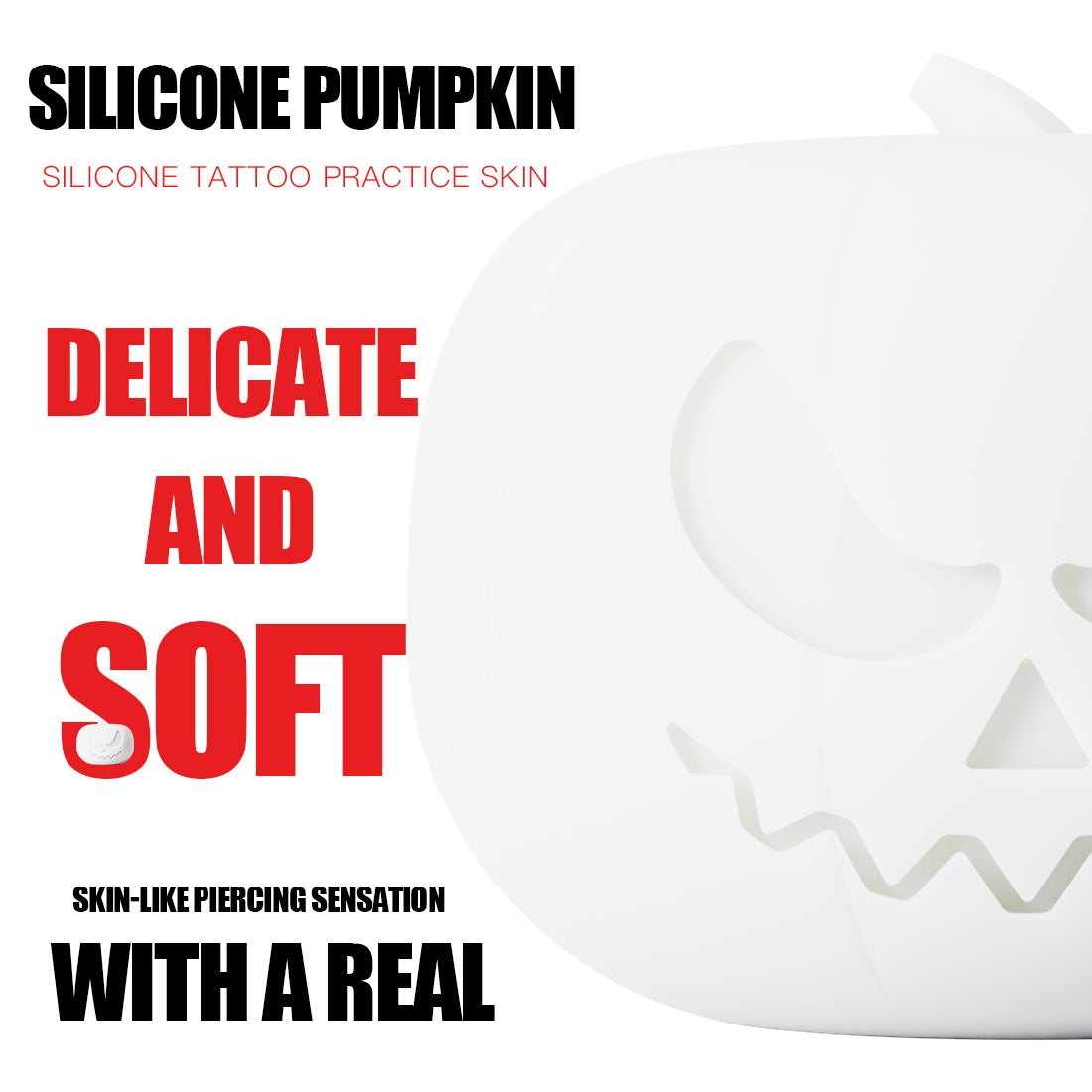 Mast Tattoo Blank Practice Skin Pumpkin Fake Skin - Dragonhawktattoos