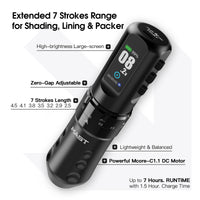 Mast Flip4 Pro Wireless Tattoo Machine Pen 2.5mm-4.5mm Strokes Length - Dragonhawktattoos