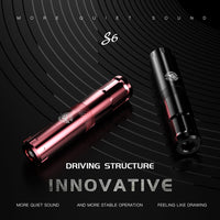 Dragonhawk S6 Rotary Tattoo Machine Black Tattoo Kits - Dragonhawktattoos