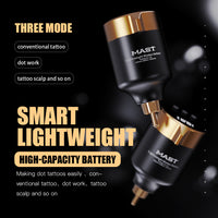 Dragonhawk T1 Wireless Battery Tattoo Power Supplies (Black Gold) - Dragonhawktattoos