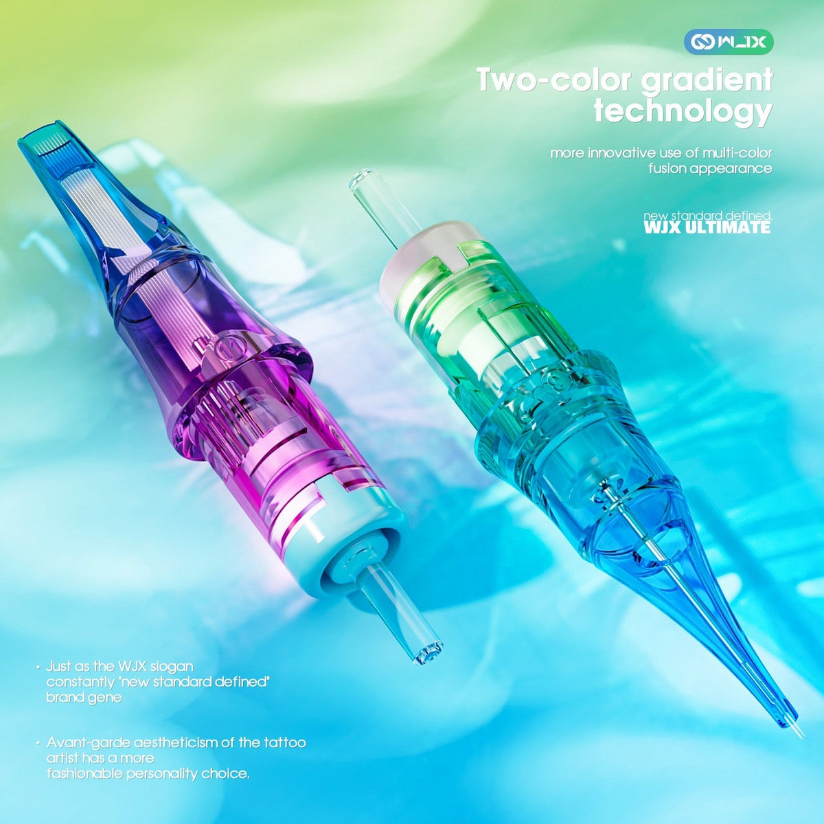 WJX ULTIMATE Cartridges Needles 0.30MM 3.5mm Taper(M) Magnum - Box of 20 - Dragonhawktattoos