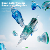 Dragonhawk Yue Cartridges Needles 0.30MM 3.5mm Taper Round Magnum - Box of 20 - Dragonhawktattoos