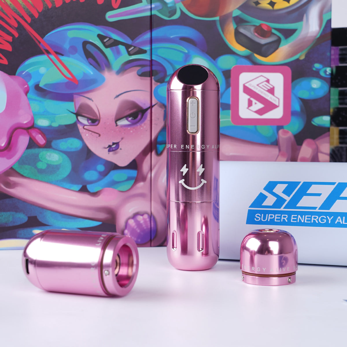 SEA Capsule Shape Wireless Pen Tattoo Pen Machine - Dragonhawktattoos