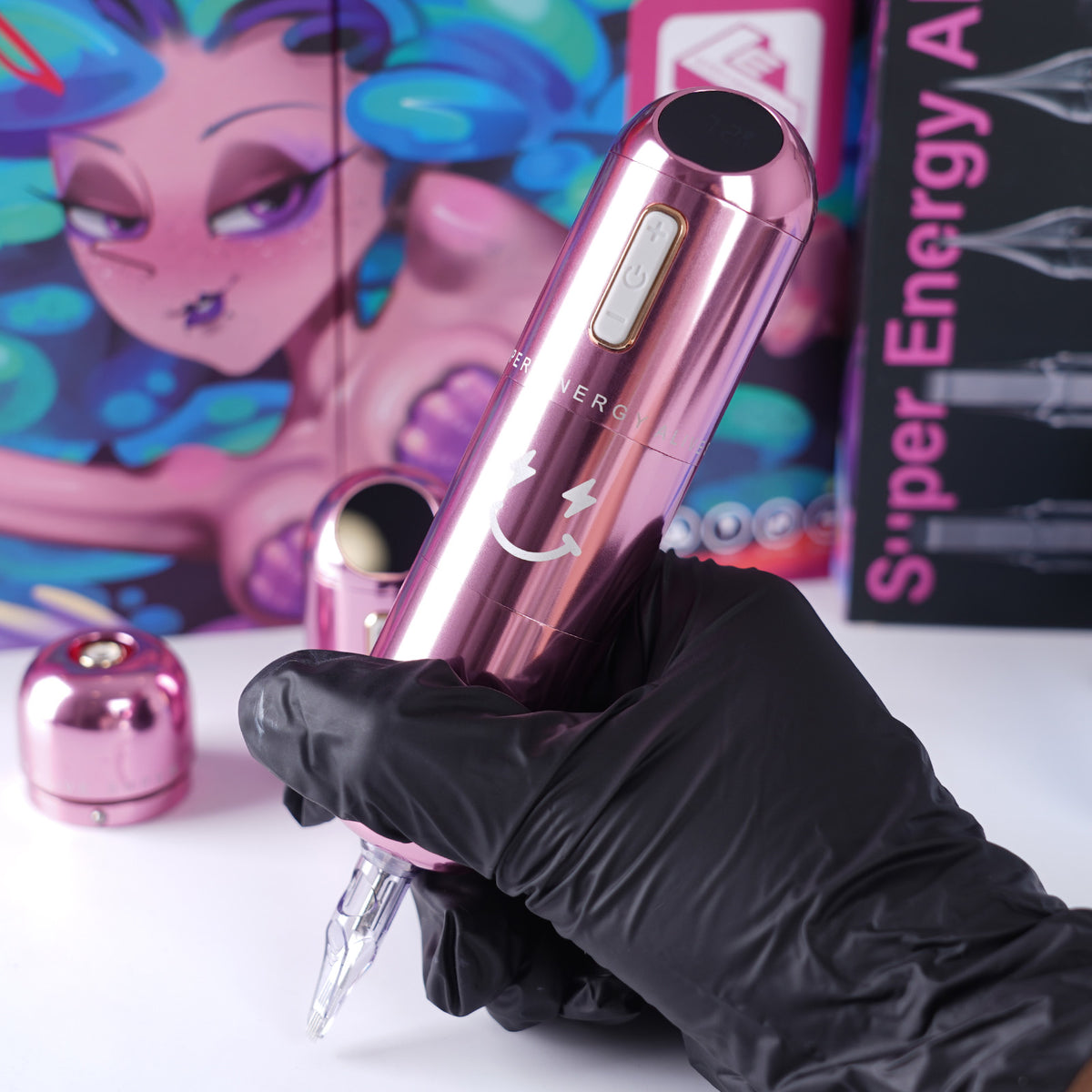 SEA Capsule Shape Wireless Pen Tattoo Pen Machine - Dragonhawktattoos