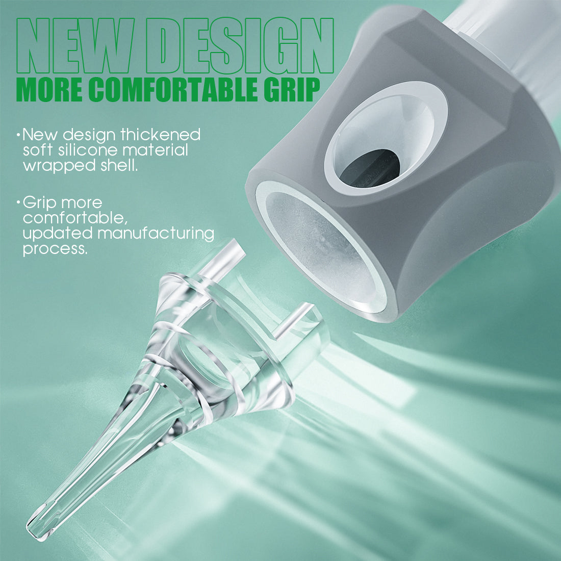 Dragonhawk Glide Extra Smooth Tattoo Cartridges 0.35MM Round Magnum 5MM Taper- Box of 20 - Dragonhawktattoos