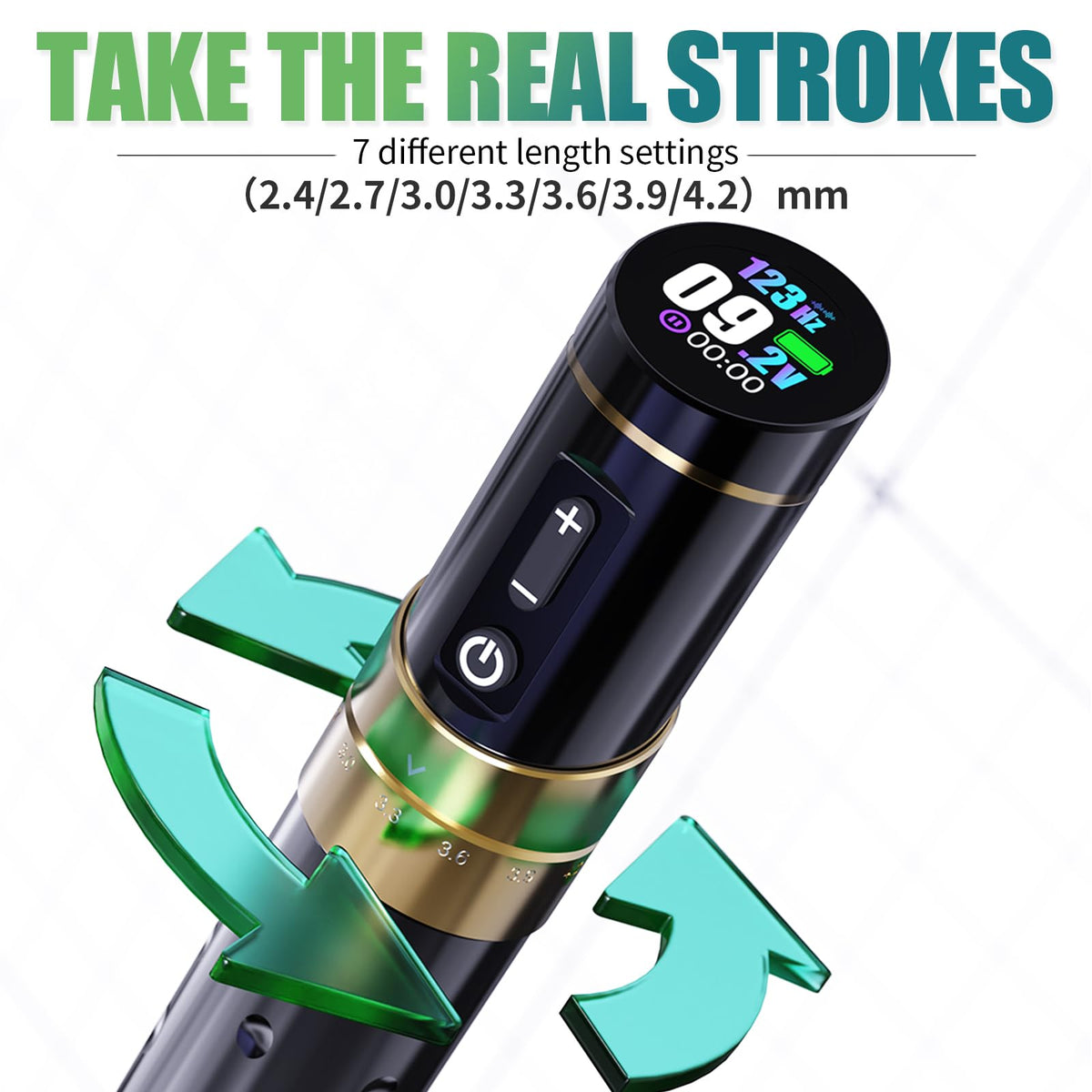 Mast Flip3 Wireless Tattoo Machine Pen Professional  Bundle - Dragonhawktattoos