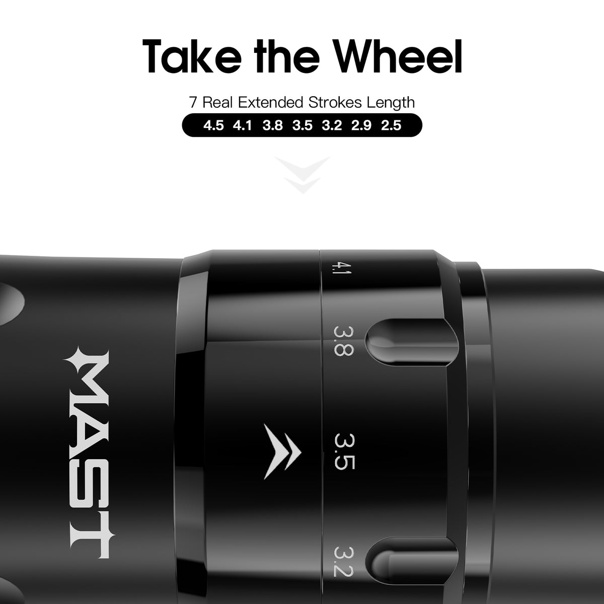 Mast Flip4 Pro Wireless Tattoo Machine Pen 2.5mm-4.5mm Strokes Length - Dragonhawktattoos