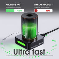 Original Battery&Charging Base for MAST Archer S Wireless Tatto Pen Machine - Dragonhawktattoos