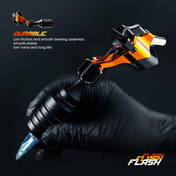 Mast Flash Rotary Machine Kit 20Pcs Cartridges Needles Power Supply - Dragonhawktattoos