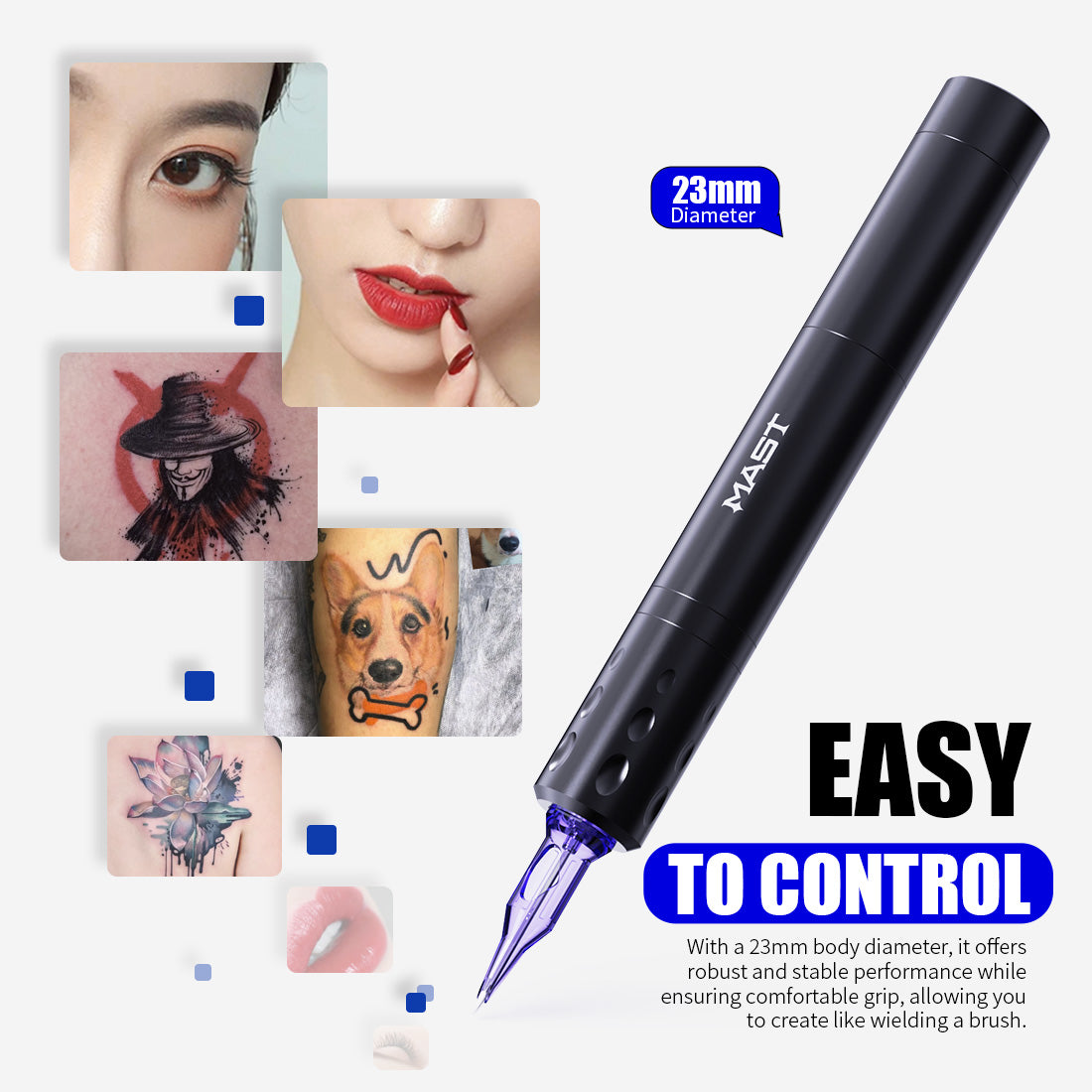 Mast Tour Fly Wireless Tattoo Pen Machine Kit - Dragonhawktattoos