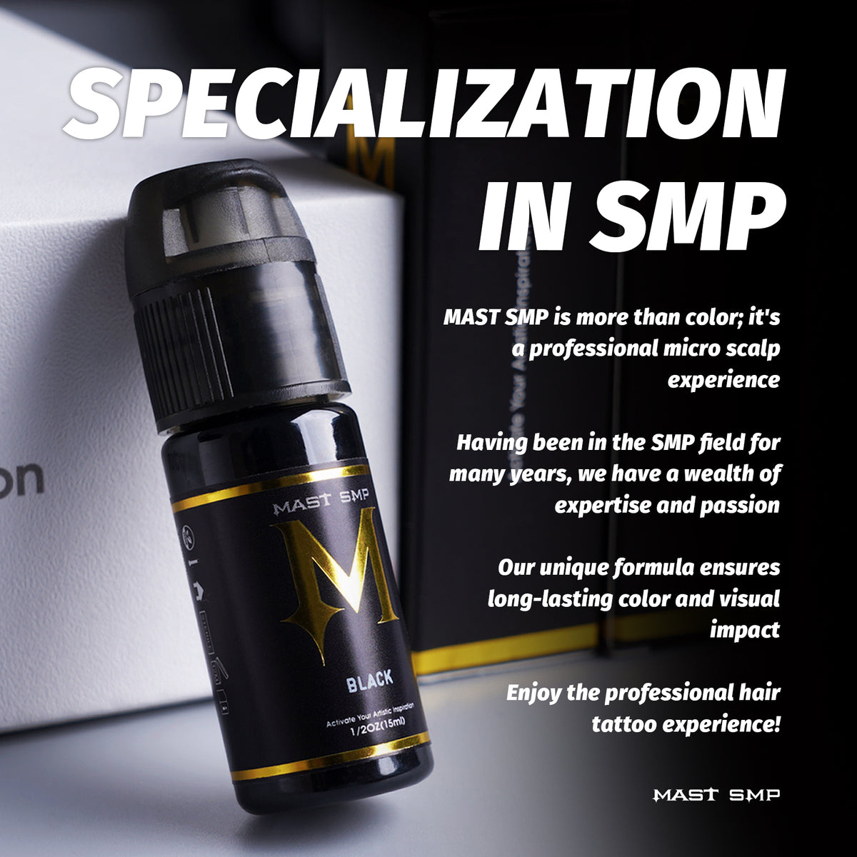 Mast SMP ink Scalp Micropigmentation ink Permanent Makeup pigment - Dragonhawktattoos