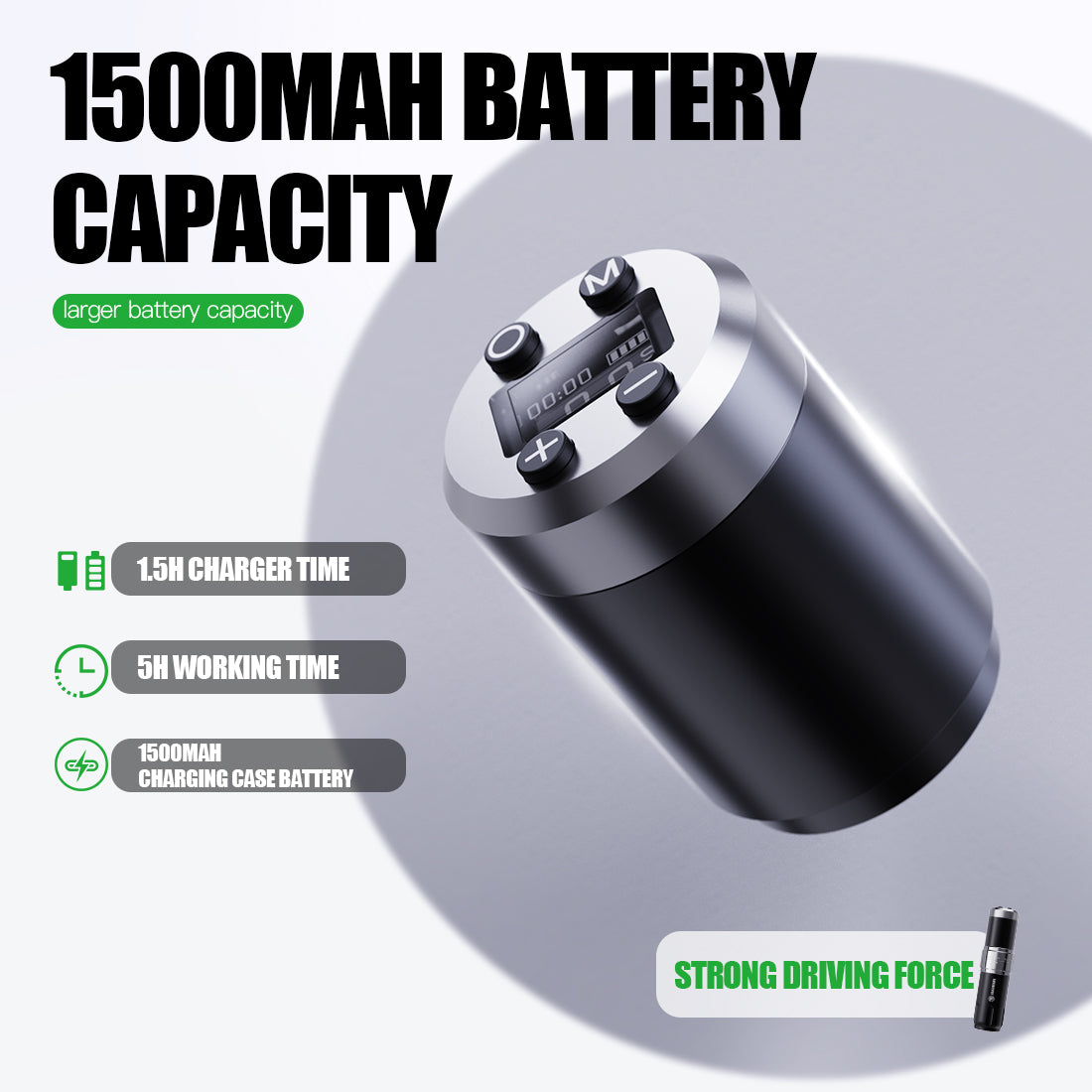 (Battery) Mast Tattoo Wireless Pen Machine Dedicated Battery - Dragonhawktattoos
