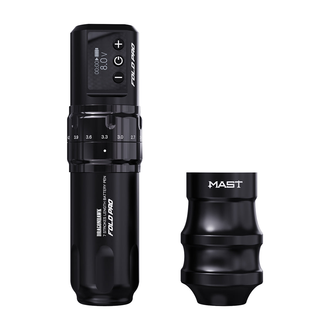 Dragonhawk Wireless Tattoo Pen Machine with 7 Stroke Length | Fold Pro - Dragonhawktattoos