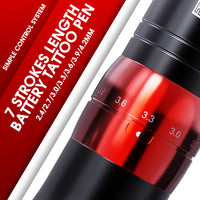 Mast Amor Adjustable 7 Strokes Length 2.4-4.2mm Tattoo Battery Pen - Dragonhawktattoos