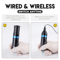 WJX W3 Ultra Fast Charging Wireless Tattoo Machine - Dragonhawktattoos