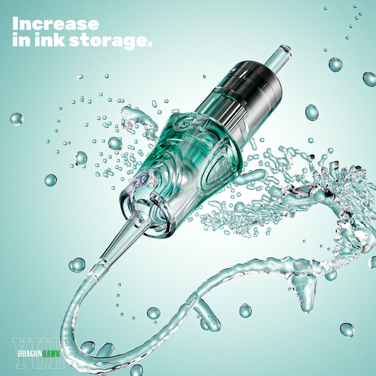 Dragonhawk Yue Cartridges Needles 0.30MM 3.5mm Taper Round Magnum - Box of 20 - Dragonhawktattoos