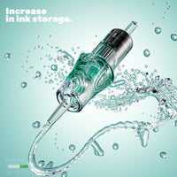 Dragonhawk Yue Cartridges Needles 0.30MM 3.5mm Taper Round Magnum - Box of 20 - Dragonhawktattoos