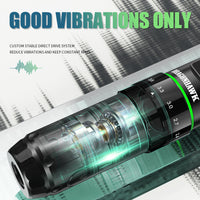 Dragonhawk L3 Tattoo Kit  7 Strokes Length 2 Batteries Wireless Kit - Dragonhawktattoos