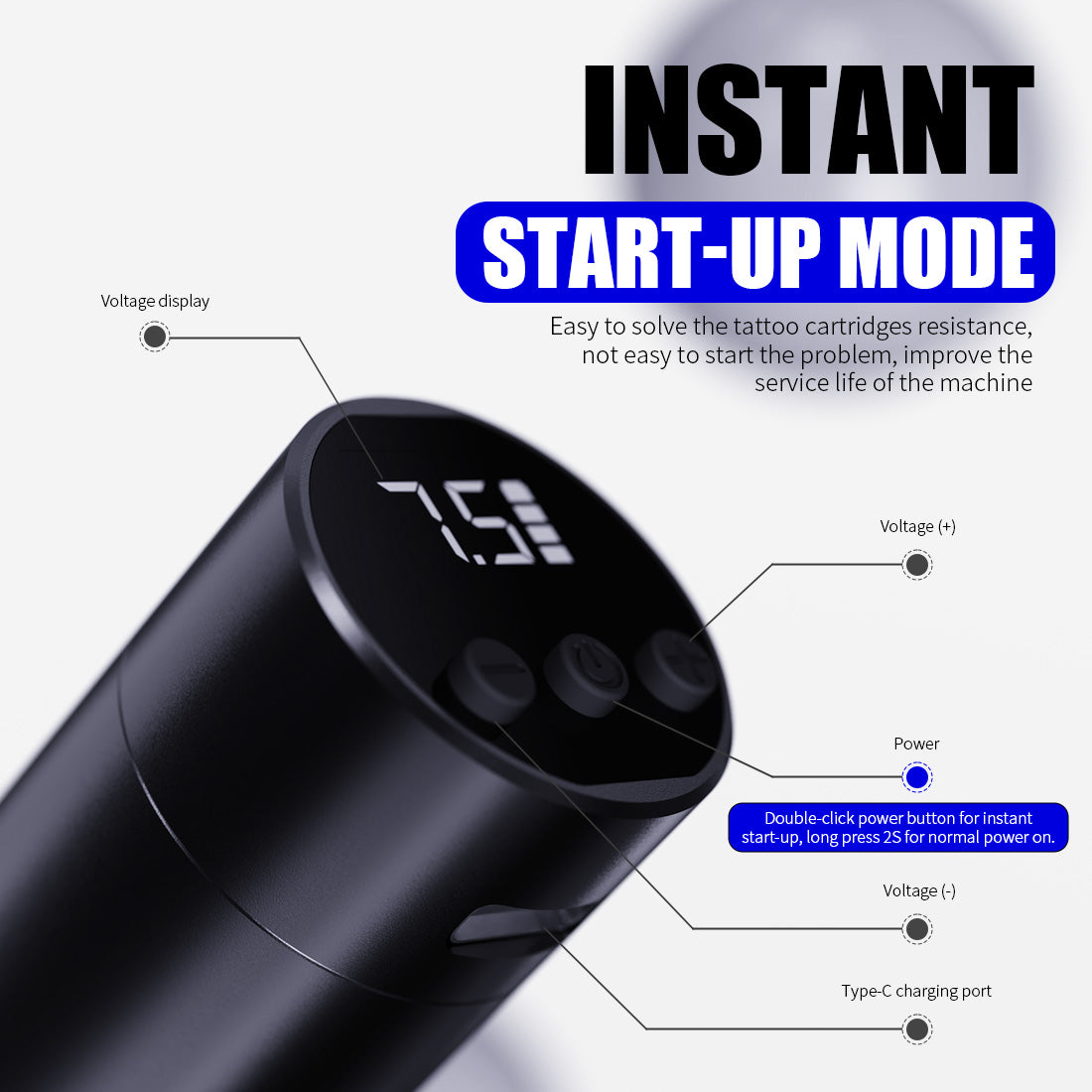 Mast Tour Fly Wireless Tattoo Pen Machine Kit - Dragonhawktattoos