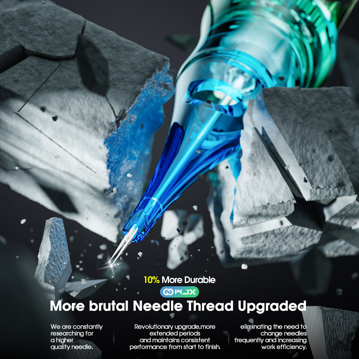 WJX ULTIMATE Cartridges 0.3MM 3.5mm Taper(RM-2) Round Magnum - Box of 20 - Dragonhawktattoos