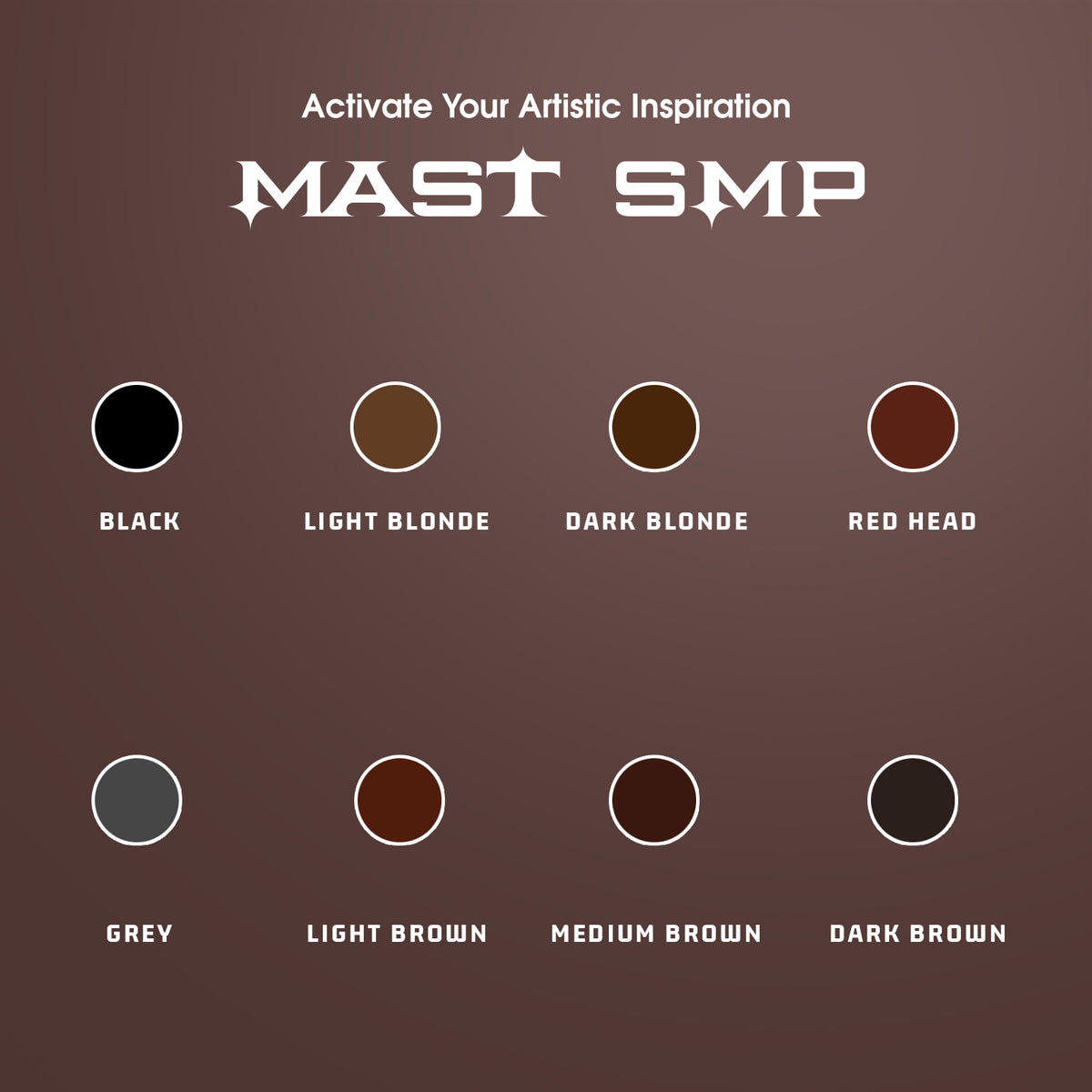 Mast SMP ink Scalp Micropigmentation ink Permanent Makeup pigment - Dragonhawktattoos
