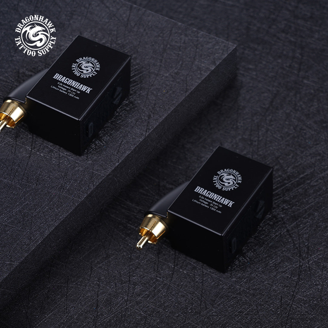 Dragonhawk B1 Wireless Tattoo Battery Power Supply RCA and DC Connect - Dragonhawktattoos