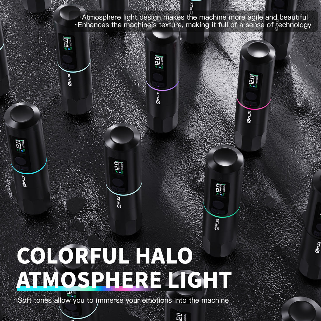 WJX W4 Wireless Tatoo Pen Machine with Two Replaceable Batteries - Dragonhawktattoos