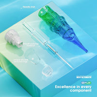 WJX ULTIMATE Cartridges Needles 0.30MM 3.5mm Taper(M) Magnum - Box of 20 - Dragonhawktattoos