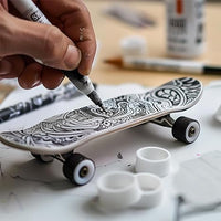 3 Packs Practice Skins Fingerboard Mini Skateboards Collectible - Dragonhawktattoos