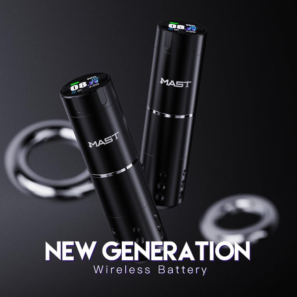 Dragonhawk Mast A1 Wireless Tattoo Pen Machine with 3.5MM Stroke Kit - Dragonhawktattoos