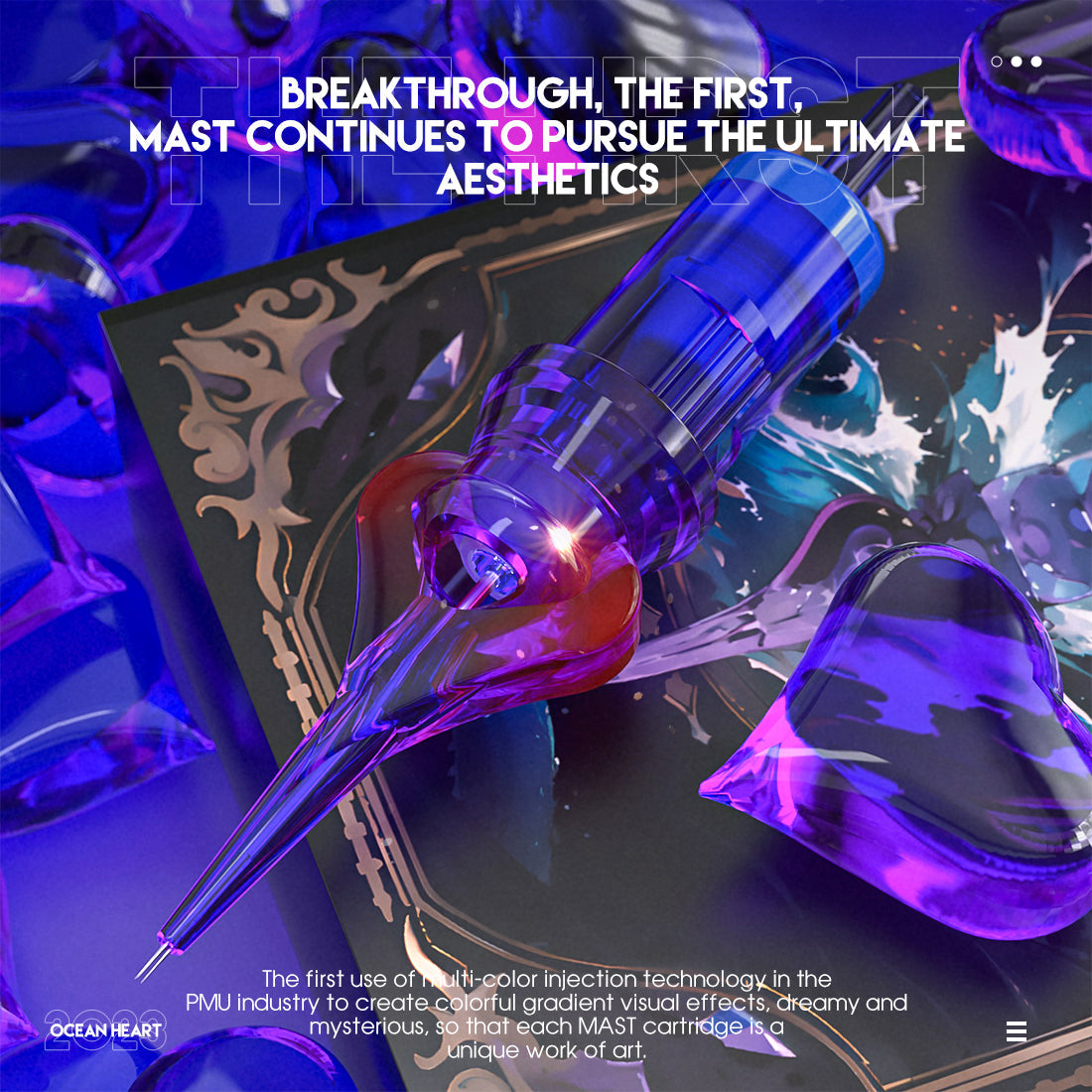 Mast Ocean Heart Cartridges Mixed Size Box of 20Pcs - Dragonhawktattoos