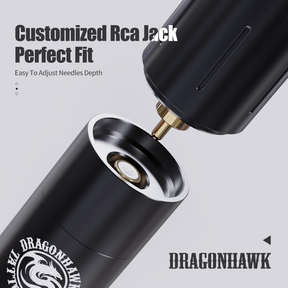 Dragonhawk Beginner Wireless Complete Tattoo Kit 2 Batteries - Dragonhawktattoos