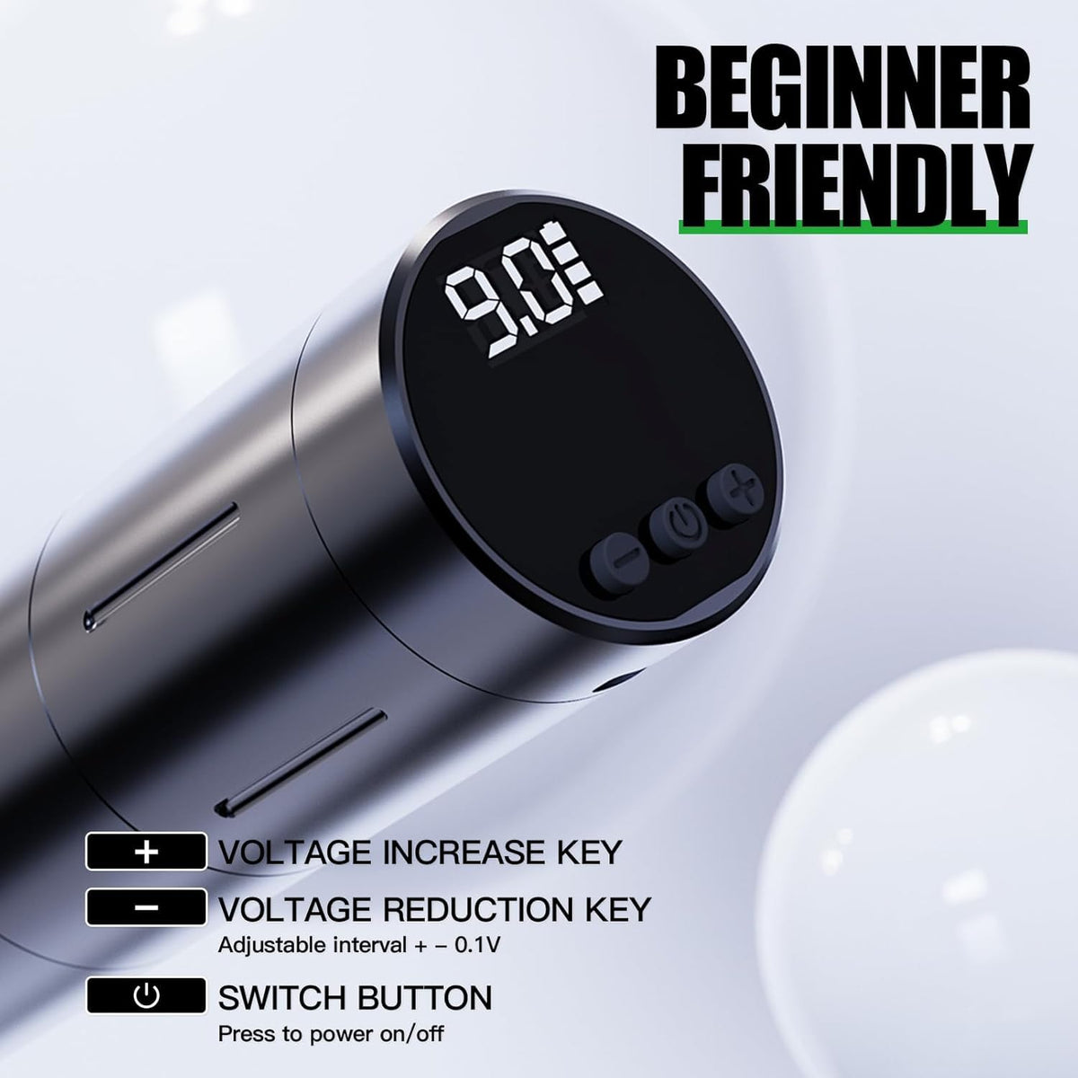 Dragonhawk Beginner Wireless Complete Tattoo Kit 2 Batteries - Dragonhawktattoos