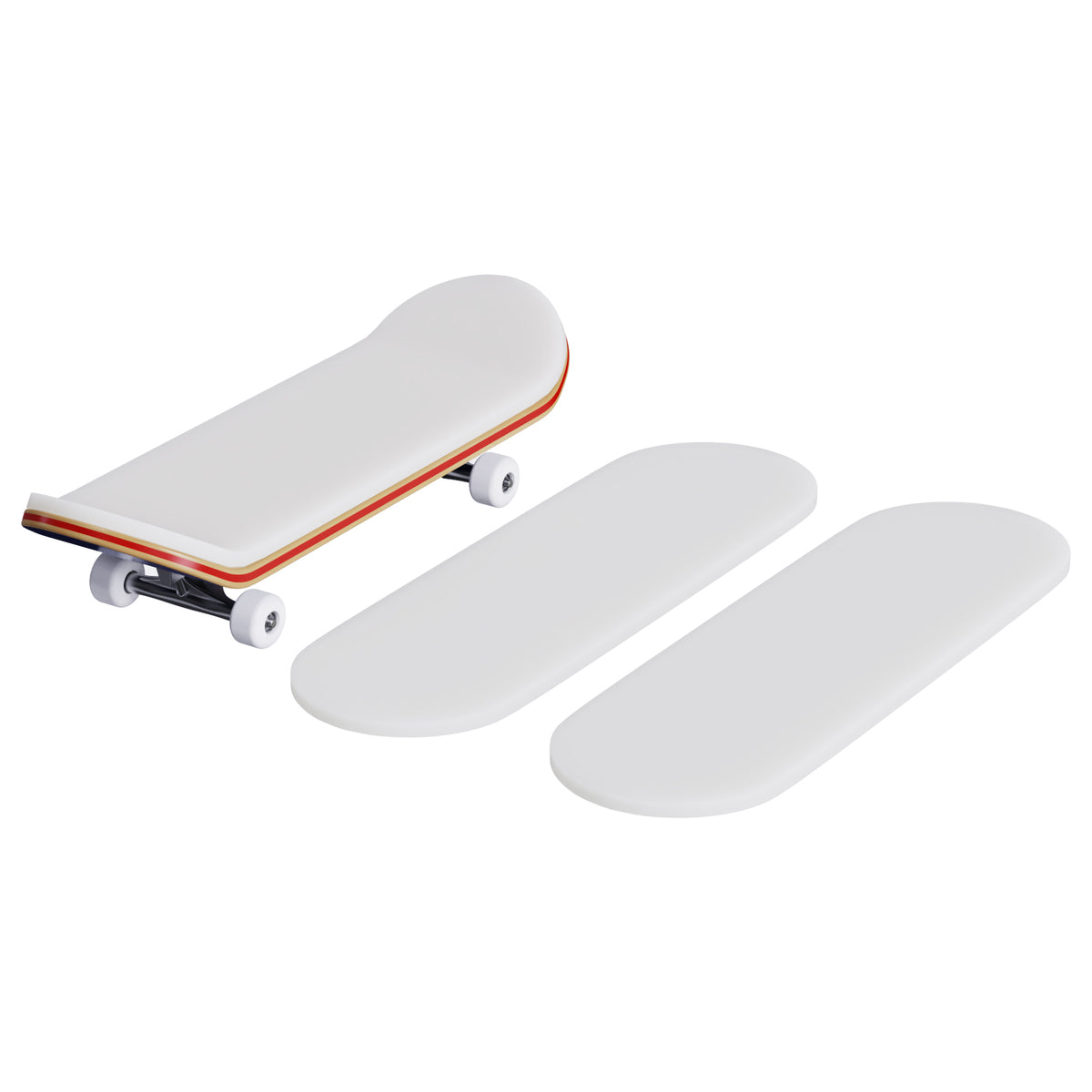 3 Packs Practice Skins Fingerboard Mini Skateboards Collectible - Dragonhawktattoos