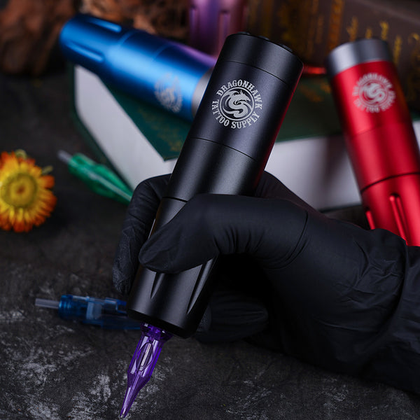 Dragonhawk X8 Tattoo Wireless Kit Speed Adjust Frequency Adjustable - Dragonhawktattoos