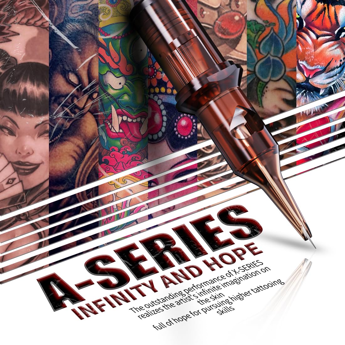 Arenahawk A-Series Cartridges Needles 0.3MM Round Liner - Box of 20 - Dragonhawktattoos