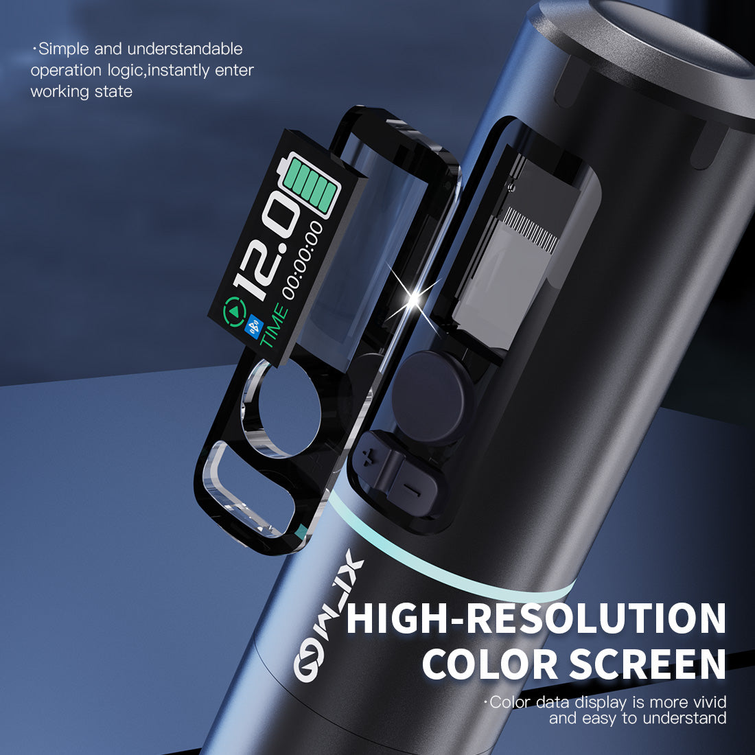 WJX W4 Wireless Tatoo Pen Machine with Two Replaceable Batteries - Dragonhawktattoos