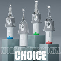 Dragonhawk Glide Extra Smooth Tattoo Cartridges 0.35MM Round Magnum 5MM Taper- Box of 20 - Dragonhawktattoos