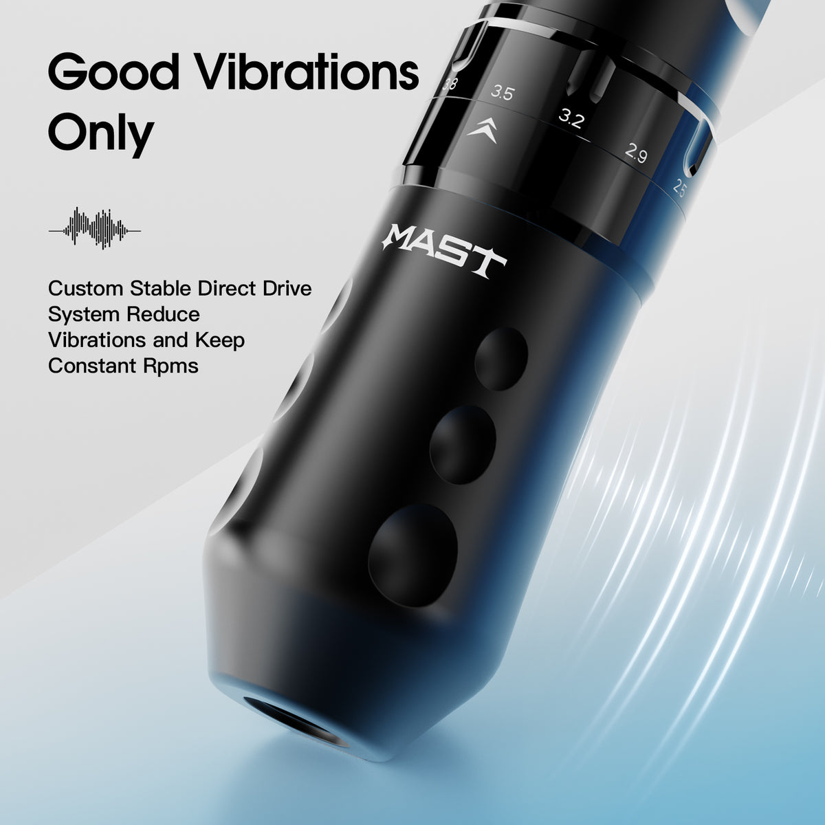 Mast Flip4 Pro Wireless Tattoo Machine Pen 2.5mm-4.5mm Strokes Length - Dragonhawktattoos