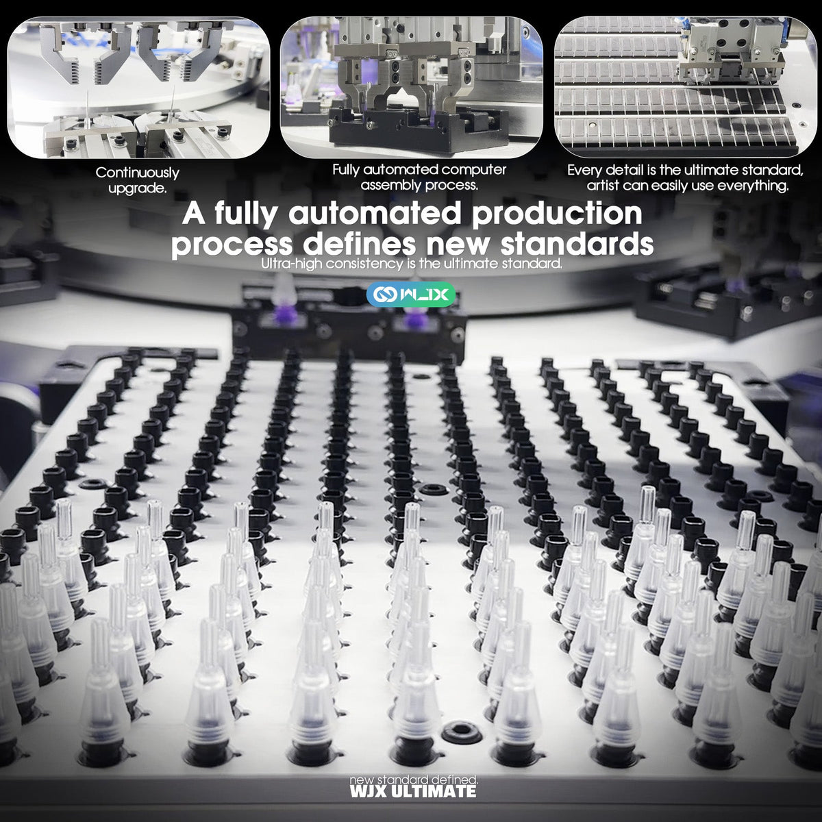 WJX ULTIMATE Cartridges Needles 0.3MM 5mm Taper(RL) Round Liner - Box of 20 - Dragonhawktattoos