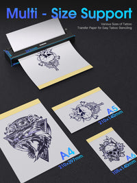 Dragonhawk A4 Wireless Thermal Tattoo Stencil Printer Machine Portable Tattoo Printer - Dragonhawktattoos