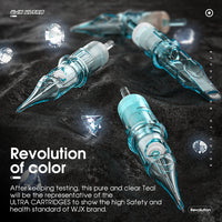 WJX Ultra Innovation Tattoo Cartridges Needles (RL)  Round Liner - Box of 20 - Dragonhawktattoos