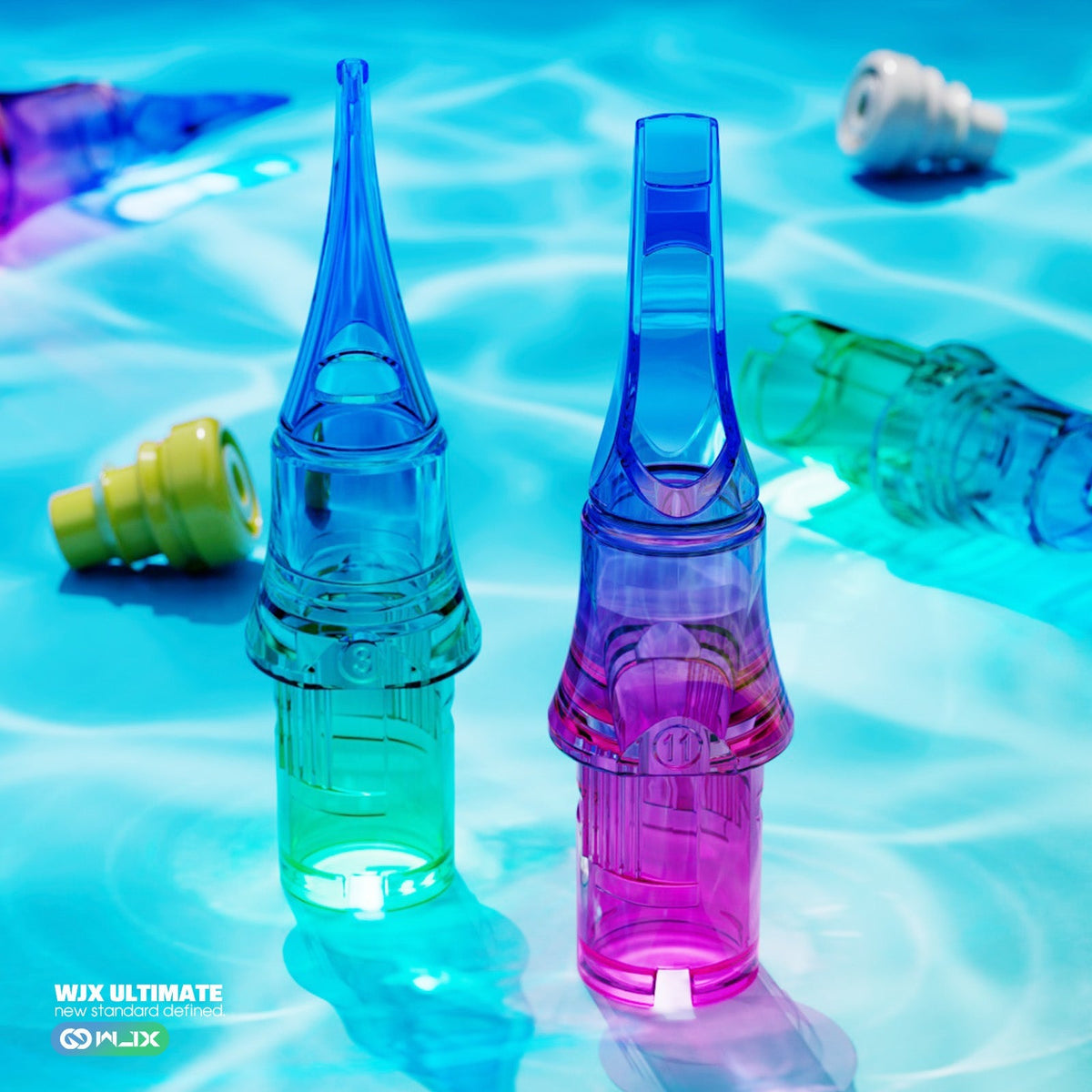 WJX ULTIMATE Cartridges Needles 0.3MM 5mm Taper(RL) Round Liner - Box of 20 - Dragonhawktattoos