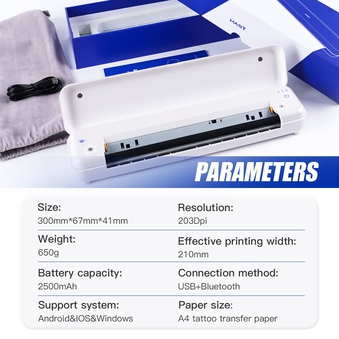 MAST Smart Wireless Printer - Dragonhawktattoos