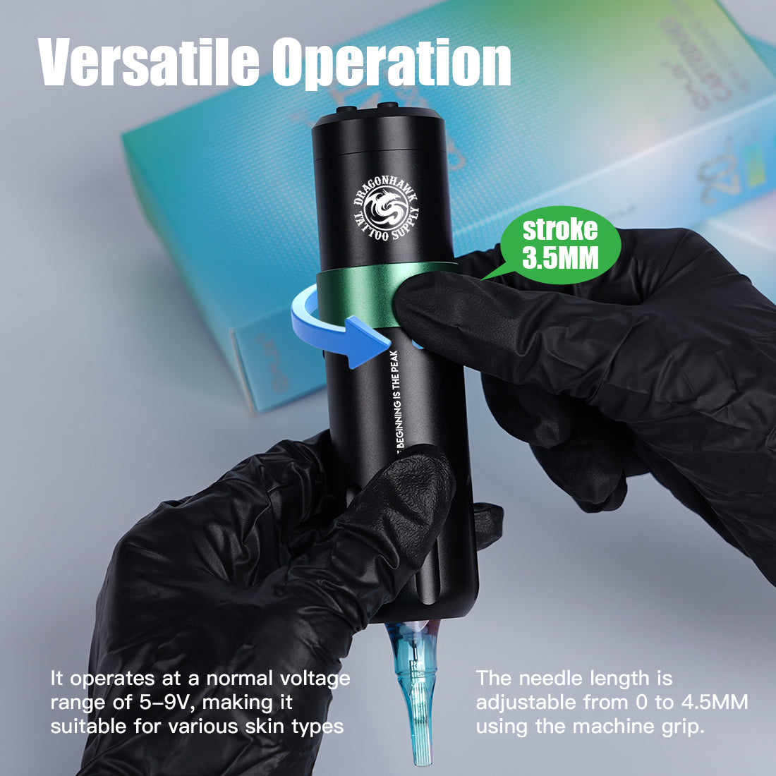 Dragonhawk Styler Wireless Pen Machine Kit - Dragonhawktattoos