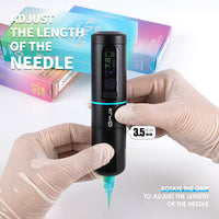 WJX W4 Wireless Tatoo Pen Machine with Two Replaceable Batteries - Dragonhawktattoos